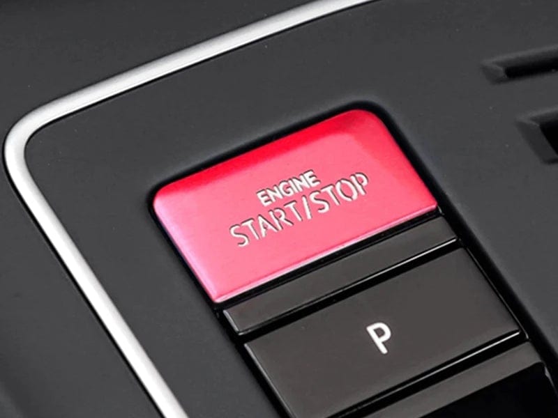 Billet Styled Push Start Switch Cover - VW / Mk8 GTI / Golf R (DSG) - 0