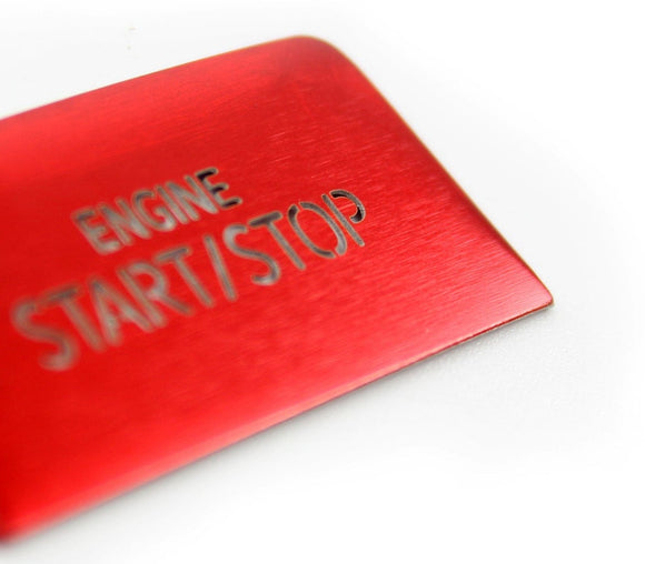 Billet Styled Push Start Switch Cover - VW / Mk8 GTI / Golf R (DSG)