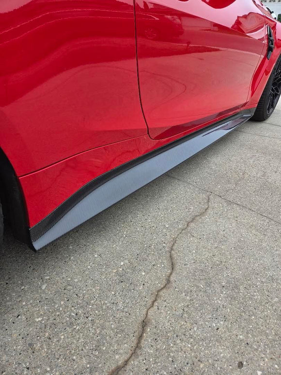 Carbon Fiber Side Skirts V3 for BMW G82 G83 M4 Competition 2021-2025