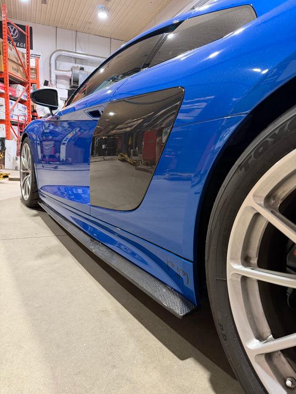 Carbon Fiber Side Skirts for Audi R8 V10 Gen 2 2016 - 2018