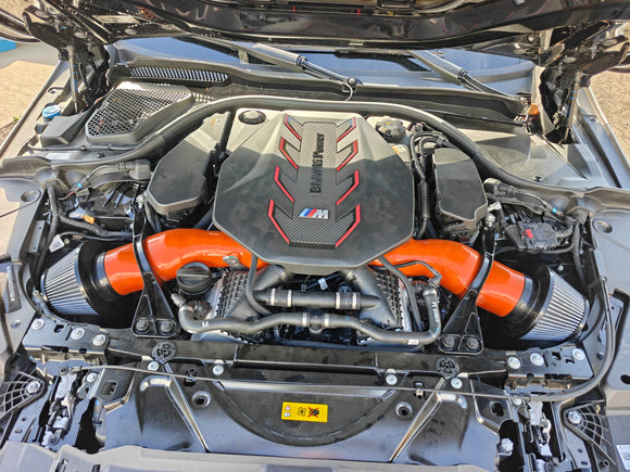 BMW G90/G99 M5 S68 Turbo-Forward Full Flow Intake System – VTT Complete Billet Turbo Inlet & Dual 4” Filter Upgrade