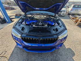 BMW F9X M5-M8 S63 Turbo-Forward Full Flow Intake System – VTT Complete Billet Turbo Inlet & Dual 4” Filter Upgrade - 0