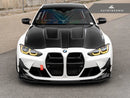 AutoTecknic G8X M3 / M4 Dry Carbon GT4 Bumper Canard Set-5