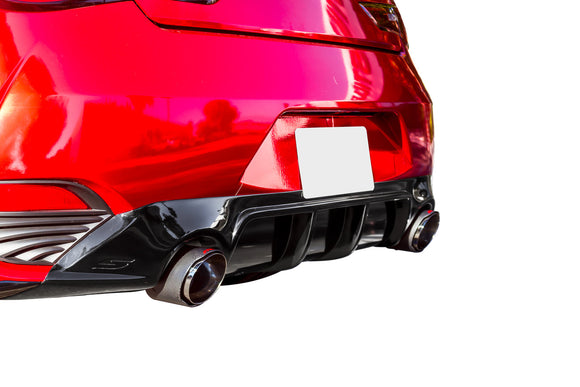 2017-2021 INFINITI Q60 3.0T REAR DIFFUSER [MATTE BLACK] - KB11235MB