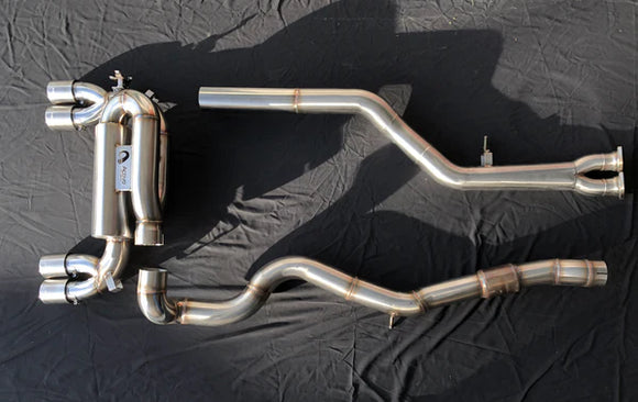 M3/M4 Signature Valved Full Exhaust System - black tips 2014+ M3 / M4