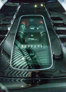 Ferrari 458 Carbon And Glass Bonnet - Primed Top/Clear Bottom (Spider/Aperta ONLY)-7