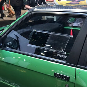 Polycarbonate Door Windows w/slider Kit - E30 Coupe - 0