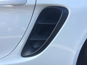 Zunsport Porsche 718 Boxster S And Cayman S Full Grille Set - Black finish - 0