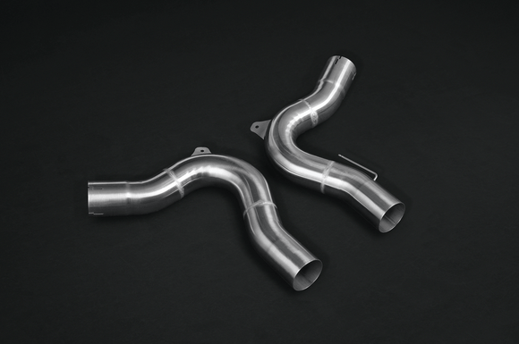 Porsche Panamera 971 Turbo & Turbo S - Valved Exhaust System & Mid-Pipes (Incl CES-3) Carbon Fiber Tips