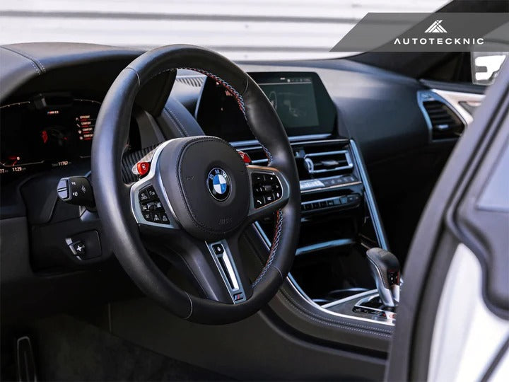 Autotecknic Replacement Carbon Steering Wheel Top Cover - BMW | G80 M3 | G82/ G83 M4
