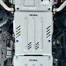 RIVAL Aluminum Transmission Skid Plate 2024-2025 Ford Ranger* including Raptor | 2021-2025 Ford Bronco 4Door-2