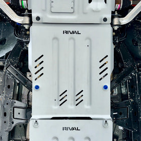 RIVAL Aluminum Transmission Skid Plate 2024-2025 Ford Ranger* including Raptor | 2021-2025 Ford Bronco 4Door - 0