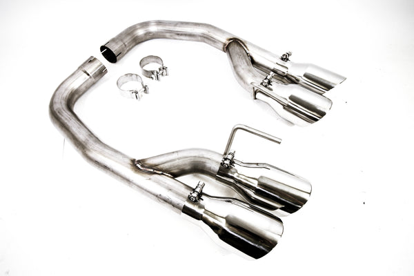 PLM 2.5" Dual Axle Back Exhaust Pipe Kit Mustang 2018 - 2020 V8 GT