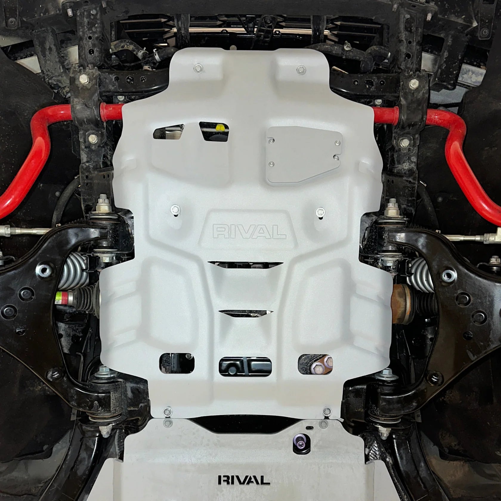RIVAL Aluminum Engine Skid Plate 2021-2025 Toyota Tundra 2022-2025 Toyota Sequoia - 0
