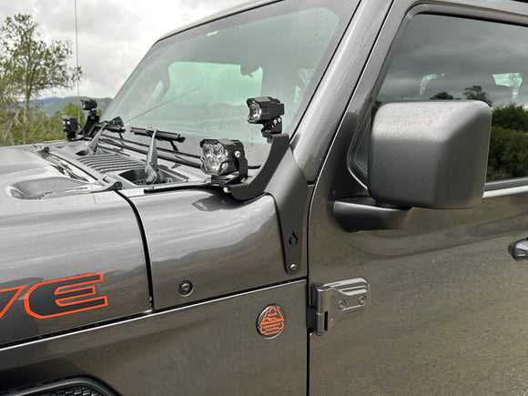 Artec Industries 20-25 Jeep Wrangler JL Jt Jl-Jt 392 Mojave A-Pillar Dual Surface Light Mount