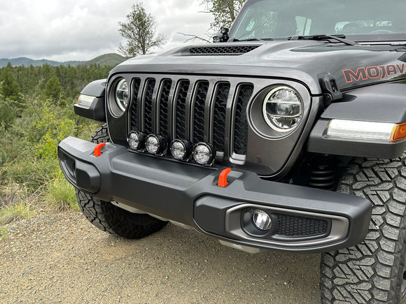 Artec Industries 18-25 Jeep Wrangler JL Jt Jl-Jt Front Bumper Light Bridge Mount