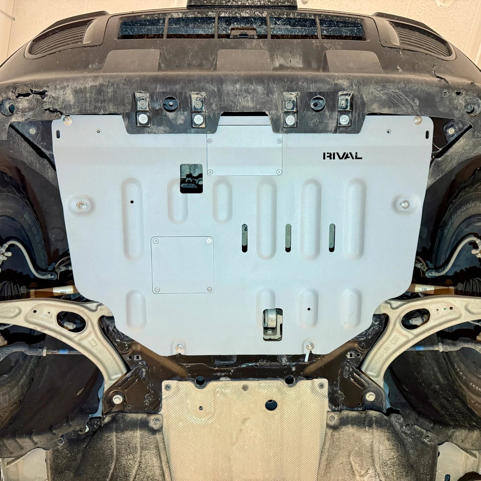 RIVAL Aluminum Engine Skid Plate 2025 Ford Maverick Tremor | 2022-2025 Ford Bronco Sport with polymer oil pan - 0