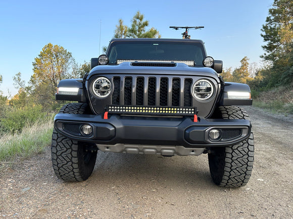 Artec Industries 18-25 Jeep Wrangler JL Jt Jl-Jt Front Bumper 30In Light Mount