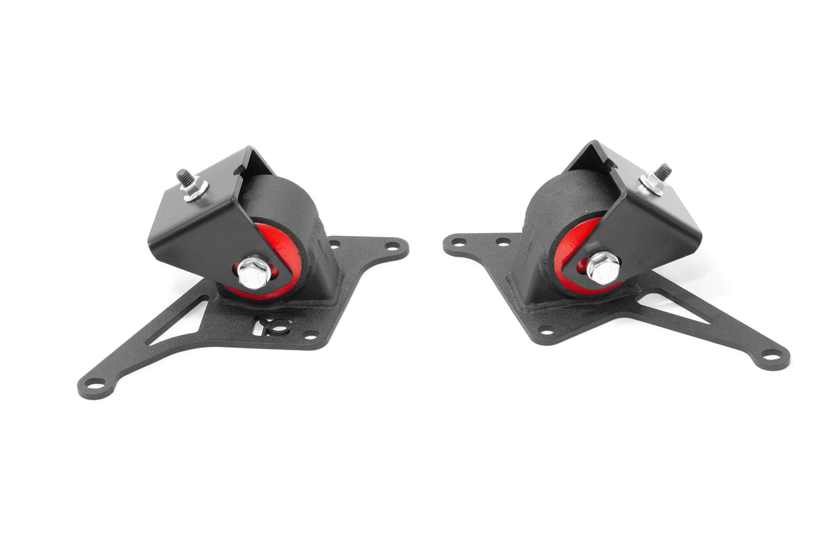 Innovative 01-05 Mazda Miata NB 1.8L Black Steel Replacement Mounts 75A Bushings (No Trans Mount) - 0