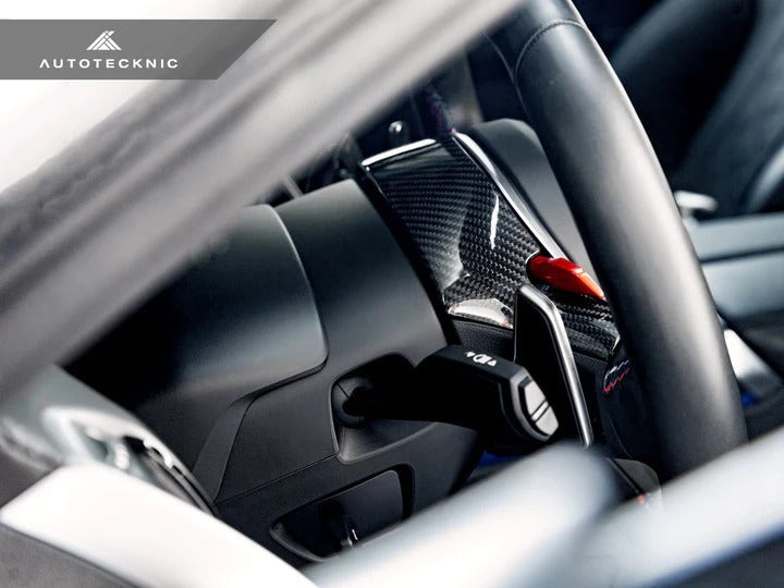 Autotecknic Replacement Carbon Steering Wheel Top Cover - BMW | G80 M3 | G82/ G83 M4