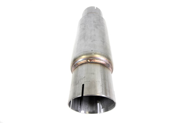 PLM Twister Race Diesel 4" Muffler Resonator - Stainless Steel - 0