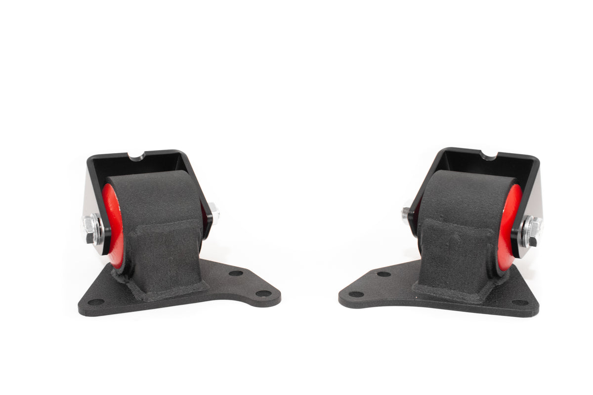 Innovative 90-93 Mazda Miata NA 1.6L Black Steel Replacement Mounts 85A Bushings (No Trans Mount) - 0