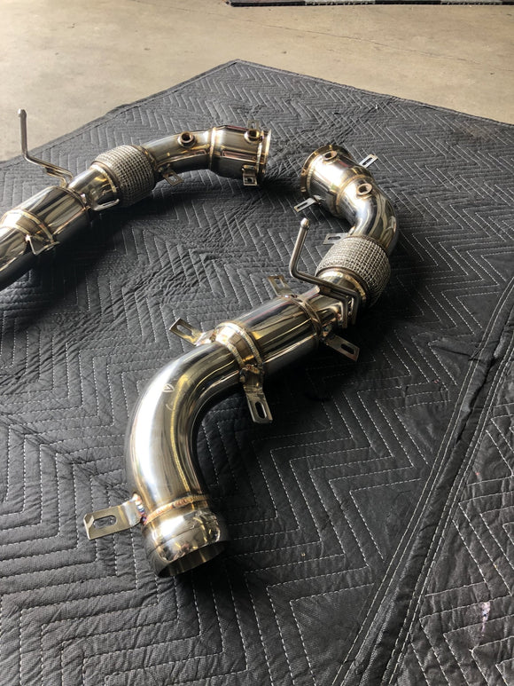 MCLAREN 570S VALVED EXHAUST + DOWNPIPES