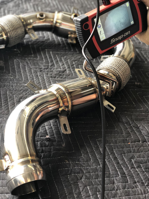 MCLAREN 570S VALVED EXHAUST + DOWNPIPES