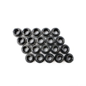 Lug Nuts - Open-Ended Cone Seat / Black / 12x1.5 (Full Set Of 20)