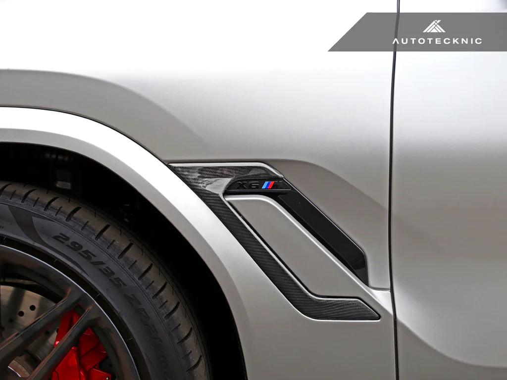 AutoTecknic F96 X6M Dry Carbon Fiber Side Vent Set - 0