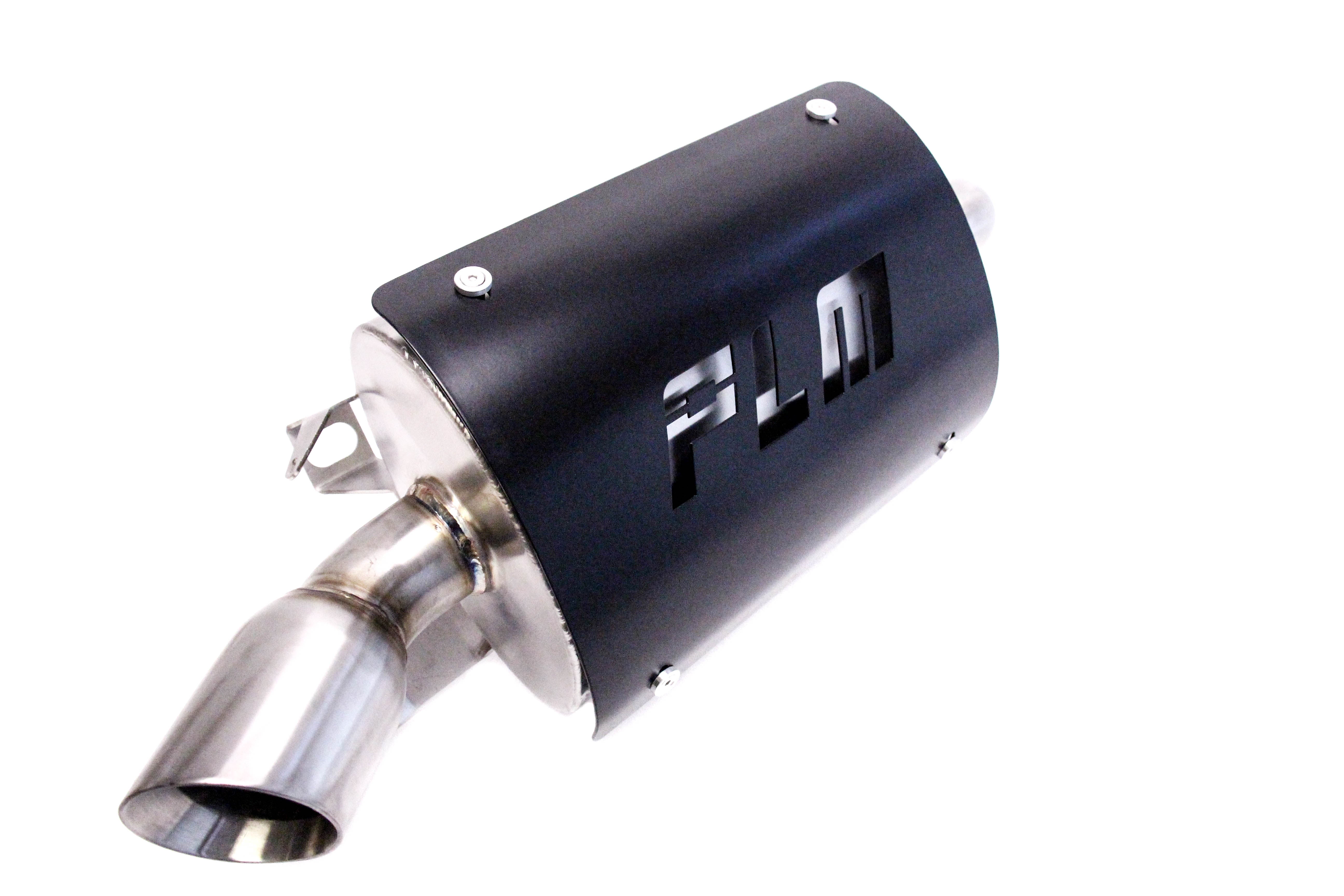 PLM 2014-2021 POLARIS RZR XP 1000 / RS1 SLIP-ON EXHAUST (BLACK HEAT SHIELD)