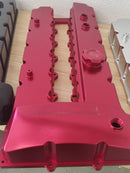 Billet N54 valve cover Red-1