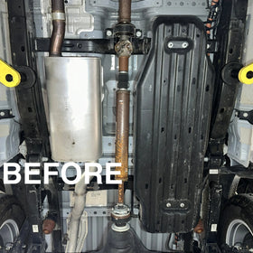 RIVAL Aluminum Gas Tank Skid Plate 2024-2025 Ford Ranger including FX4 - 0