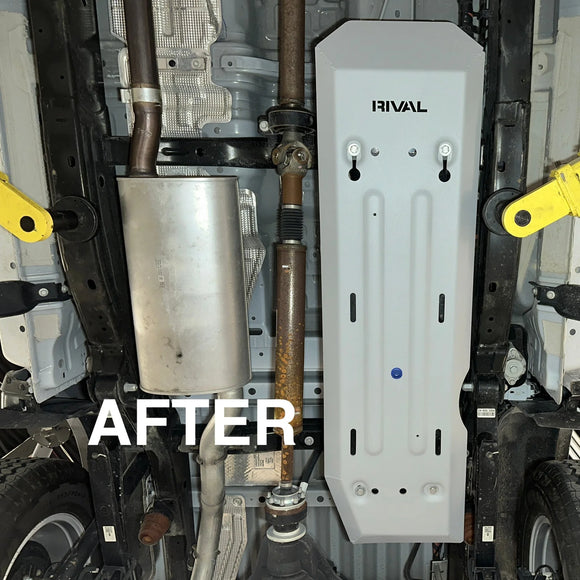 RIVAL Aluminum Gas Tank Skid Plate 2024-2025 Ford Ranger including FX4