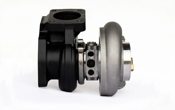 Forced Performance DSM Flanged Vehicle Black Ball Bearing Turbo 84mm CH10CM Turbine Hsg WG on O2
