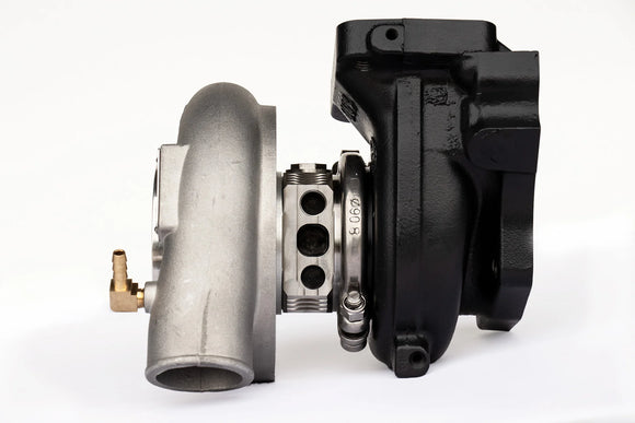 Forced Performance DSM Flanged Vehicle Black Ball Bearing Turbo 84mm CH10CM Turbine Hsg WG on O2