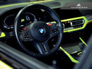 Autotecknic Replacement Carbon Steering Wheel Top Cover - BMW | G80 M3 | G82/ G83 M4-4