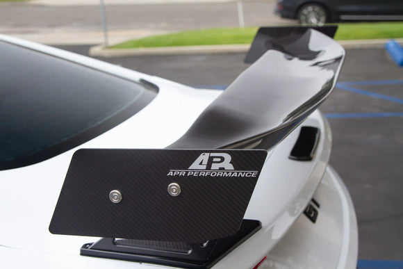 Ford Mustang S650 GTC200 Carbon Fiber Adjustable Wing 2024 - Current Without Center Cover or Gurney