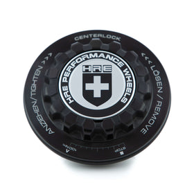 HRE CENTER CAP FOR FLOWFORM BLACK/SILVER LOGO