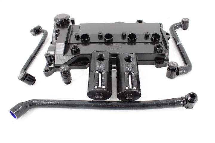 VTT 10th Gen Civic Billet Valve cover, and Dual Catch can kit - 0