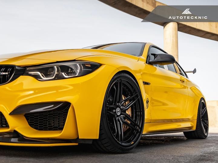 AutoTecknic Replacement Version II Dry Carbon Mirror Covers | BMW F87 M2 Competition | F80 M3 | BMW F82/F83 M4