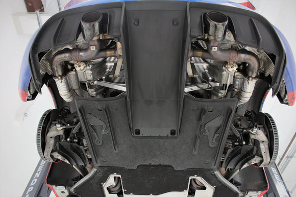 Flat 6 Motorsports Over Axle Pipes - OAP (718 GT4 / Spyder / GTS 4.0)