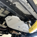 RIVAL Aluminum Gas Tank Skid Plate 2016-2023 Toyota Tacoma 3rd Gen Including TRD Offroad 5-Foot Bed Only-7