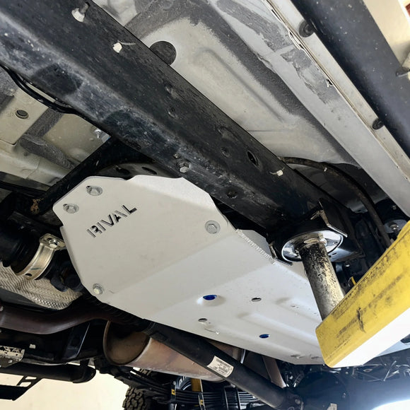 RIVAL Aluminum Gas Tank Skid Plate 2016-2023 Toyota Tacoma 3rd Gen Including TRD Offroad 5-Foot Bed Only