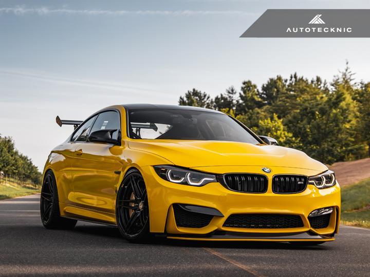 AutoTecknic Replacement Version II Dry Carbon Mirror Covers | BMW F87 M2 Competition | F80 M3 | BMW F82/F83 M4