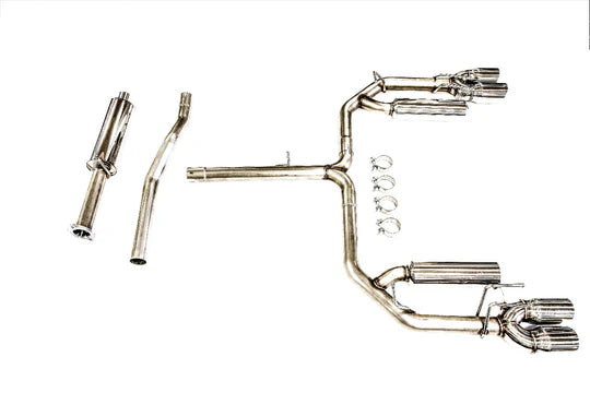 PLM Camry XSE V6 3.5L Cat-Back Exhaust 2018-2022 - Quad Tips - 0