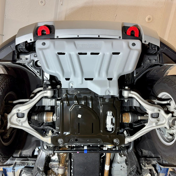 RIVAL Aluminum Radiator Skid Plate and Recovery Points Package 2024-2026 Ford Ranger Raptor 2024-2026 Ford Ranger FX4