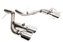 PLM Axle Back Muffler Delete Chevy Camaro V6 3.6L 2016 - 2022 Stainless Steel Quad Tips-5