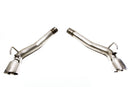 PLM Axle Back Exhaust Muffler Delete V2 - Chevy Camaro V8 2010 - 2015 Stainless Steel-2