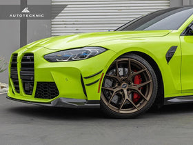 Autotecknic Front Bumper Dry Carbon Canard Set - BMW | G80 M3 | G82 M4 - 0